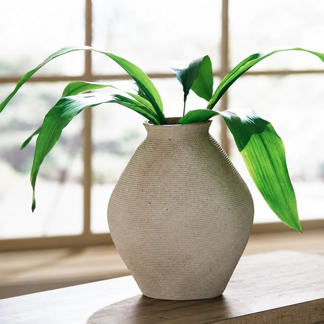 Signature Design by Ashley® Hannela Antique Tan 12" Vase-1