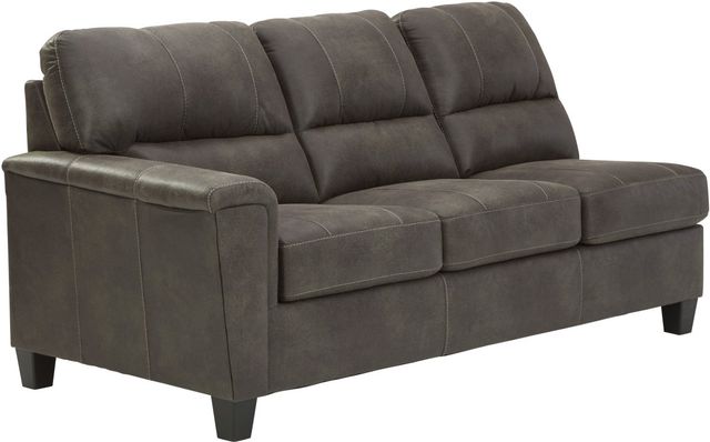 Signature Design by Ashley® Navi 2-Piece Smoke Right-Arm Facing Sectional and Chaise-2