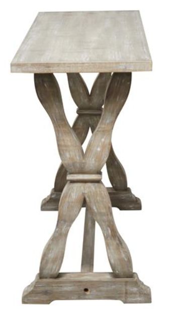 Deco Marche Distressed Brown Console Table-1