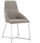 VIG Furniture Stark 2-Piece Gray/Stainless Steel Modern Dining Chair Set-1