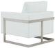 VIG Furniture Modrest Prince Silver/White Accent Chair-3