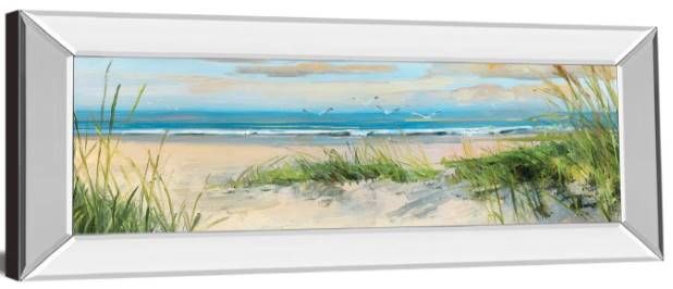 Classy Art Catching the Wind II by Sally Swatland Mirrored Frame Wall Art-1