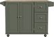 homestyles® Dolly Madison Green Drop Leaf Kitchen Cart-1
