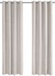 Monarch Specialties Inc. 2-Piece Ivory 52" x 95" Room Darkening Curtain Panel Set-0