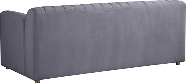 Meridian Furniture Naya Grey Velvet Loveseat-3