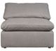 Moe's Home Collection Terra Condo Dream 5-Piece Light Grey L-Shaped Modular Sectional and Ottoman-4