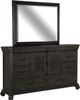 Magnussen Home® Bellamy Peppercorn Landscape Mirror-4