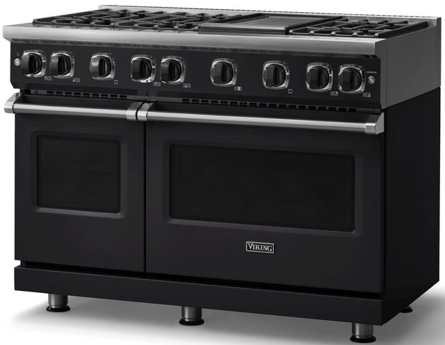 Viking® 7 Series 48" Onyx Pro Style Gas Range with Griddle-3