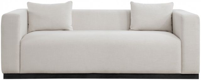 Meridian Furniture Alfie Beige Linen Textured Sofa-1