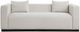 Meridian Furniture Alfie Beige Linen Textured Sofa-1