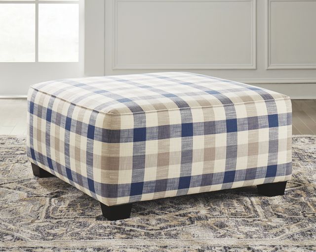 Benchcraft® Meggett Nautical Oversized Accent Ottoman-1