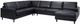 EQ3 Customizable Oskar 4-Piece Leather U-Shape Right-Arm Facing Sofa Sectional and Chaise-0