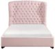 Homelegance® Cameo Pink California King Panel Bed-2