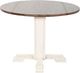 Sunny Designs™ Pasadena Buckskin Top Drop-Leaf Table with Marble White Base-2