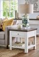 aspenhome® Mesa Antique White End Table-1