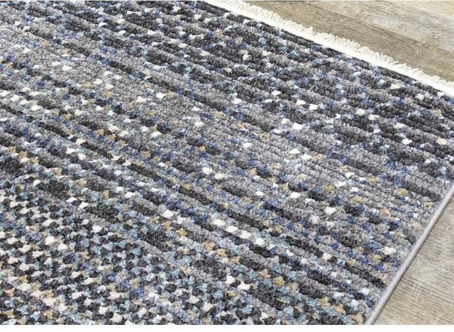 Kalora Interiors Calabar Blue/Gray/White 6' x 8' Rug-2