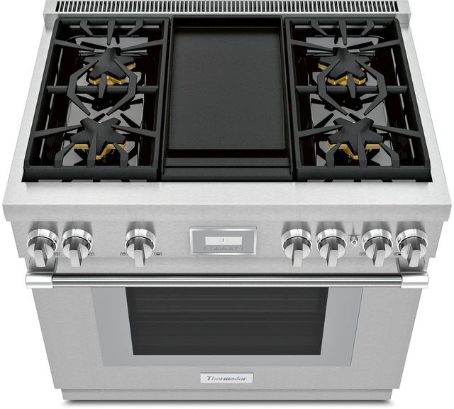 Thermador® Pro Harmony® 36" Stainless Steel Pro Style Natural Gas Range-1
