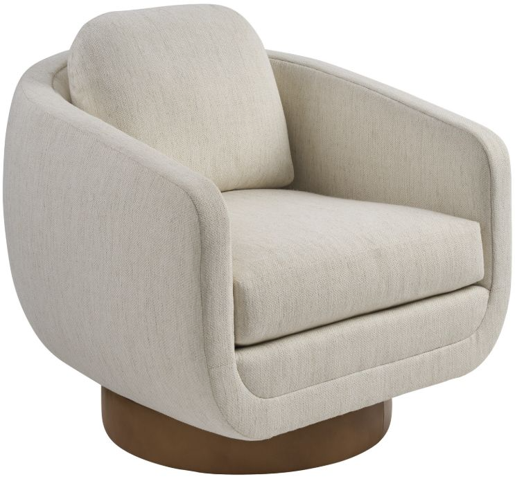 Lexington Home La Costa Bluewater Beige Swivel Chair Ben's Fine