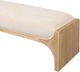 Modus Furniture Brentwood Brioche Upholstered Bench-5