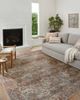 Loloi® Rugs Billie Aqua/Rust 8'x10' Area Rug-2