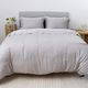 Hush Iced 3-Piece Grey Queen Duvet Cover Set-3