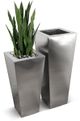 Le Present Satino Classic Stainless Steel 28" Planter-2
