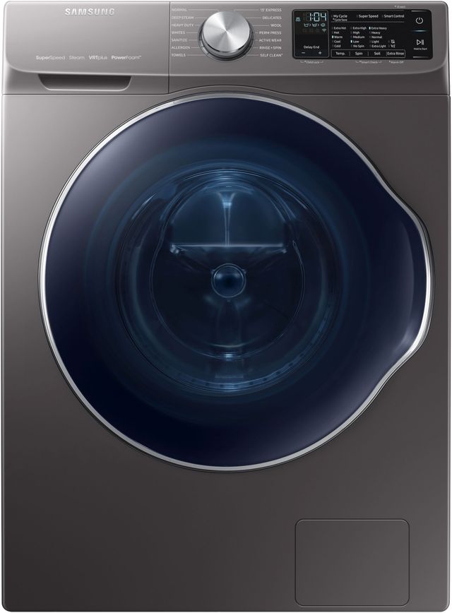 Samsung 2.2 Cu. Ft. Inox Grey Front Load Washer-0