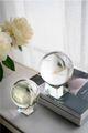 A & B Home Chrome City Scape Decorative Sphere-3