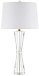 Currey & Company Duveen Clear/Polished Brass Table Lamp-0