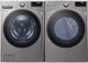 LG Graphite Steel Front Load Washer & Electric Dryer Laundry Pair-0