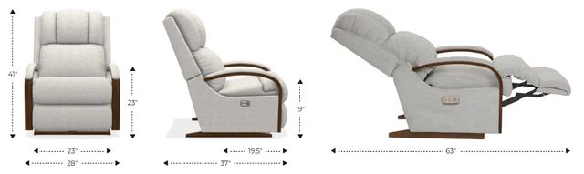 La-Z-Boy® Harbor Town Oyster Power Rocking Recliner-2