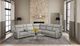 Furniture of America® Jacobus 5-Piece Light Gray Curved Manual Reclining Sectional-1