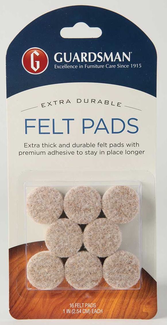 Guardsman® 1 inch Felt Pads Beige 16 ct. 10/Tray-0