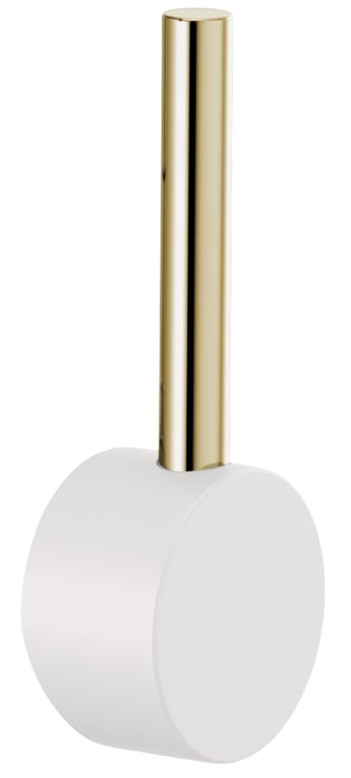Brizo Jason Wu Brilliance® Polished Nickel/Matte White Pull-Down Faucet Metal Lever Handle Kit-0