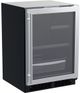 Marvel 24" 5.3 Cu. Ft. Stainless Steel Frame Glass Beverage Center-0