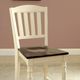 Furniture of America® Harrisburg 2-Piece Dark Oak/Vintage White Counter Chair Set-2