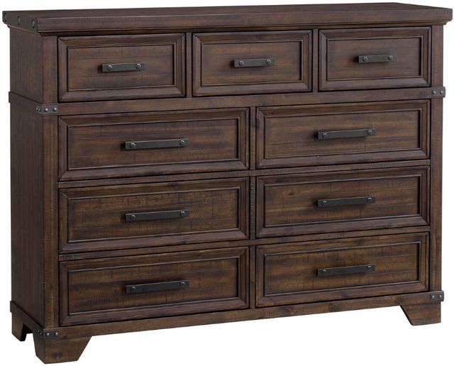 Elements International Colorado City Charcoal Dresser-0