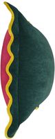 Stylecraft Tamara Day Green/Red Designer Throw Pillow-3