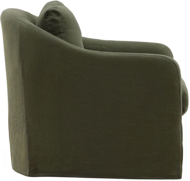 Dovetail Furniture Ama Olive Swivel Chair-3
