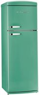 Unique® Appliances Classic Retro 24" 11 Cu. Ft. Ocean Mist Turquoise Counter Depth Top Freezer Refrigerator-2