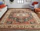 Feizy Carrington Charcoal/Rust 5' x 8' Rug-5
