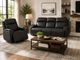 Obsidian Sofa and Recliner Set-0