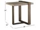 Magnussen Home® Wiltshire Sea Shell Rectangular End Table with Champagne Bronze Base-1