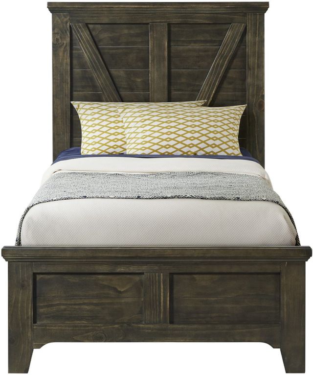 Intercon Tahoe River Rock Youth Twin Panel Bed-0