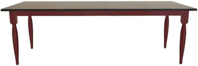 Mavin Customizable 38" x 84" Rectangular Extendable Dining Table with 12" Leaf-1