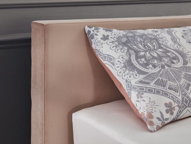 Signature Design by Ashley® Chesani Blush Twin Upholstered Bed-2