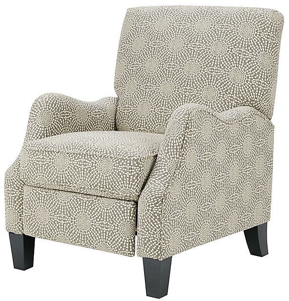 Olliix by Madison Park Beige Multi Hoffman Push Back Recliner-1