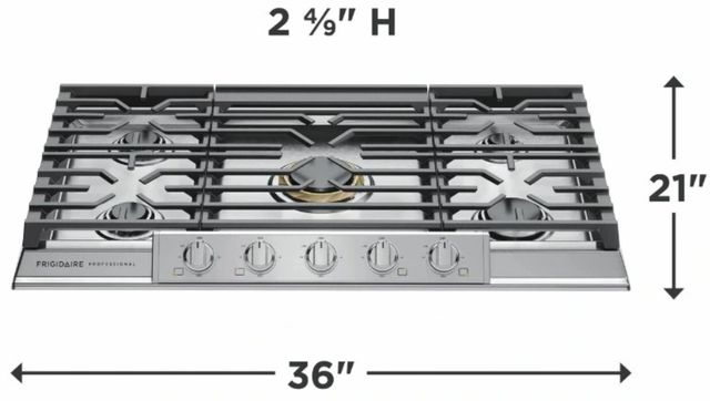 Frigidaire Professional® 36" Stainless Steel Gas Cooktop-2