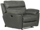 American Wholesale Furniture Atlas Charcoal Wall Hugger Manual Recliner-0
