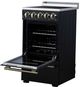 FORNO® Pallerno Alta Qualita 20" Black Pro Style Electric Range-5